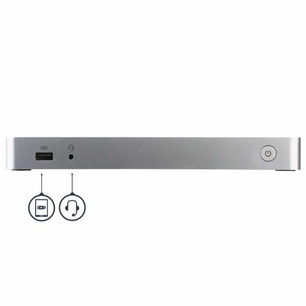 StarTech.com USB C Dockingstation für Zwei Monitore mit 60 W Power Delivery für Windows Laptops - USB C auf HDMI / DVI Dock - USB-C 3.1 Gen 1 Dock mit Laden - Thunderbolt 3 Kompatibel - Image 4