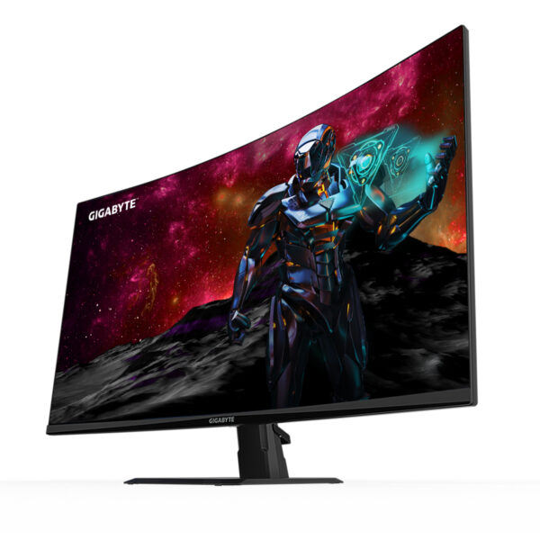 GIGABYTE GS32QC 31,5" QHD Curved Gaming Monitor - 2560 x 1440, 1500R, 165Hz, 1ms, 300 cd/m², FreeSync Premium, HDR ready, HDMI 2.0, DisplayPort 1.4 - Image 2