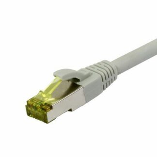 Patchkabel RJ45, CAT6A 500Mhz, 5m, grau, S-STP(S/FTP), TPE/LSZH(Ultraflex), AWG26, mit CAT7 Rohkabel, Synergy 21