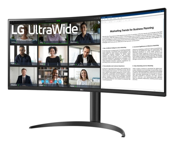 LG 34WR55QK-B Computerbildschirm 86,4 cm (34") 3440 x 1440 Pixel Wide Quad HD Schwarz - Image 3