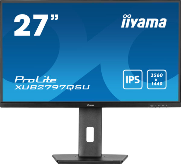 iiyama ProLite XUB2797QSU-B1 Computerbildschirm 68,6 cm (27") 2560 x 1440 Pixel Wide Quad HD LED Schwarz