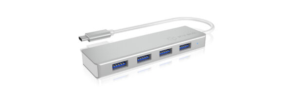 ICY BOX IB-HUB1425-C3 USB 3.2 Gen 1 (3.1 Gen 1) Type-C 5000 Mbit/s Silber - Image 4