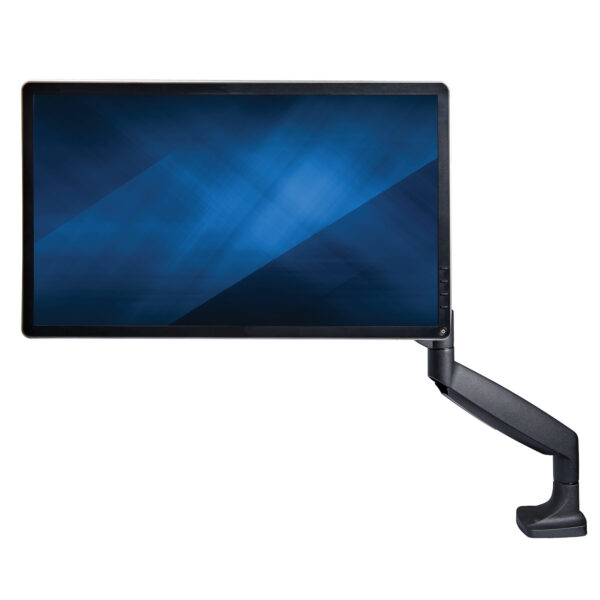 StarTech.com Monitorarm - Tischbefestigung - frei beweglich - robust - Ergonomischer Hochleistungs-VESA-Monitorarm - Einzelnes 9-kg-Display - Volle Bewegung, höhenverstellbar, - Aluminium - C-Klemme / Tülle - Schwarz - Image 2