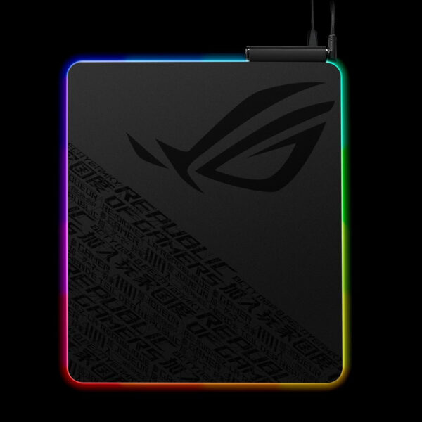 ASUS ROG Balteus Qi Gaming-Mauspad Schwarz - Image 3