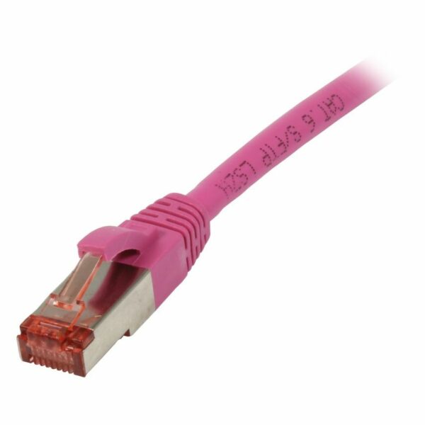 Patchkabel RJ45, CAT6 250Mhz,15m magenta, S-STP(S/FTP),TPE(Superflex), Synergy 21,