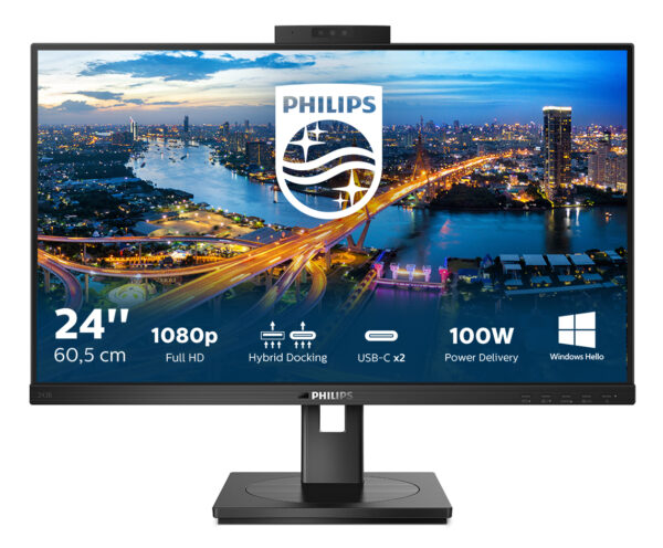 Philips B Line 243B1JH/00 Computerbildschirm 60,5 cm (23.8") 1920 x 1080 Pixel Full HD LCD Schwarz - Image 2