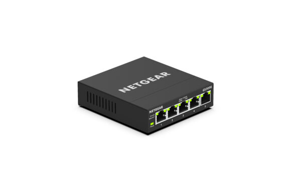 NETGEAR GS305E Managed Gigabit Ethernet (10/100/1000) Schwarz