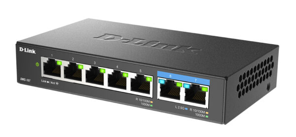 D-Link 7-Port Multi-Gigabit Unmanaged Switch - Image 2