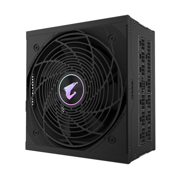 GIGABYTE AORUS ELITE P1000W ICE Netzteil - PCIe 5.0, 80 PLUS Platinum, Vollmodulares Design, 120mm Lüfter, ATX 3.0-kompatibel, EU-Stecker - Image 2