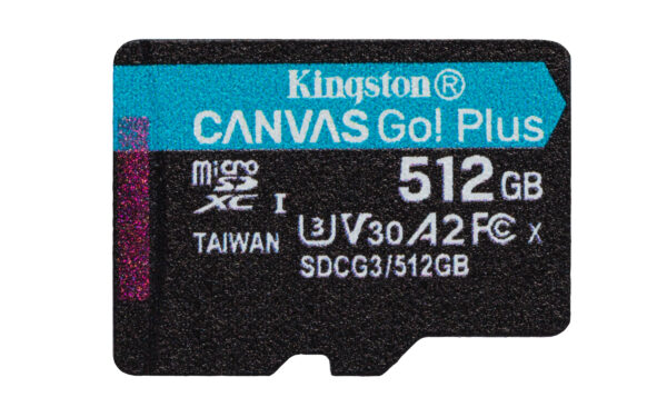 Kingston Technology 512GB microSDXC Canvas Go Plus 170R A2 U3 V30 Speicherkarte + Adapter - Image 3