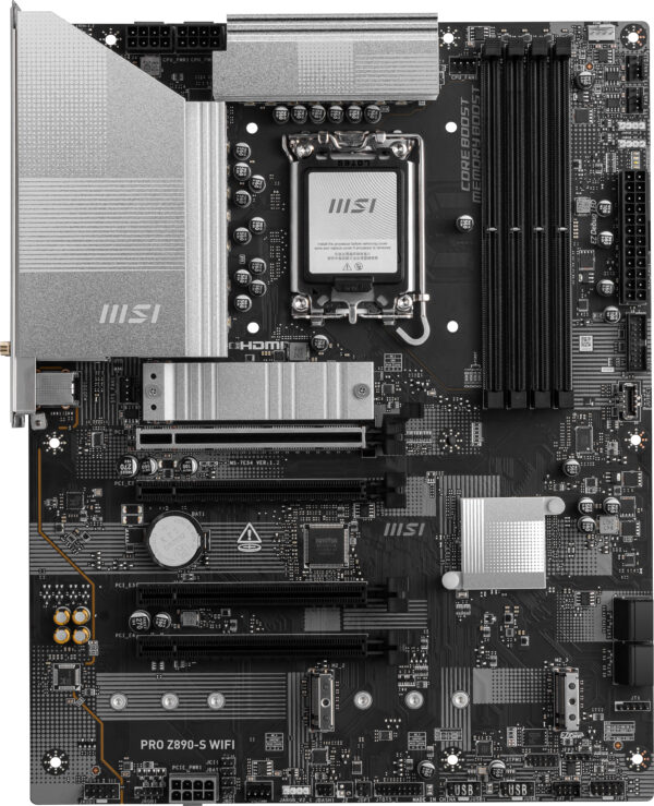 MSI PRO Z890-S WIFI Motherboard Intel Z890 LGA 1851 (Socket V1) ATX - Image 2