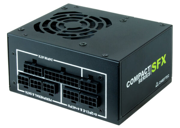 Chieftec CSN-450C Netzteil 450 W 20+4 pin ATX SFX Schwarz - Image 3