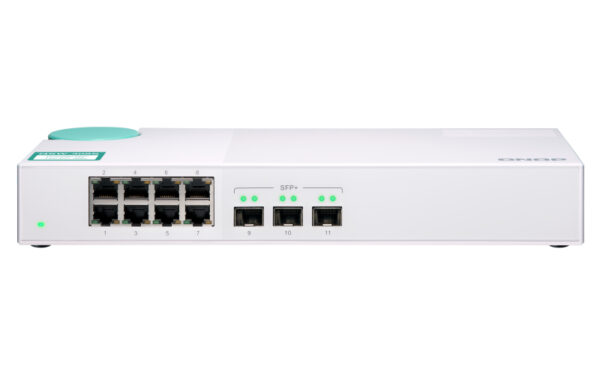 QNAP QSW-308S Netzwerk-Switch Unmanaged Gigabit Ethernet (10/100/1000) Weiß