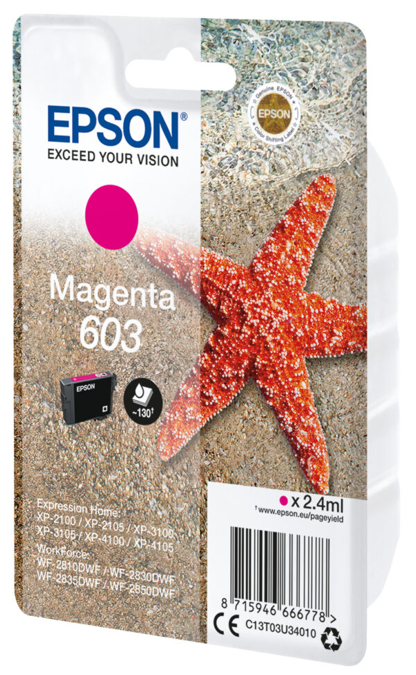 Epson Singlepack Magenta 603 Ink - Image 2