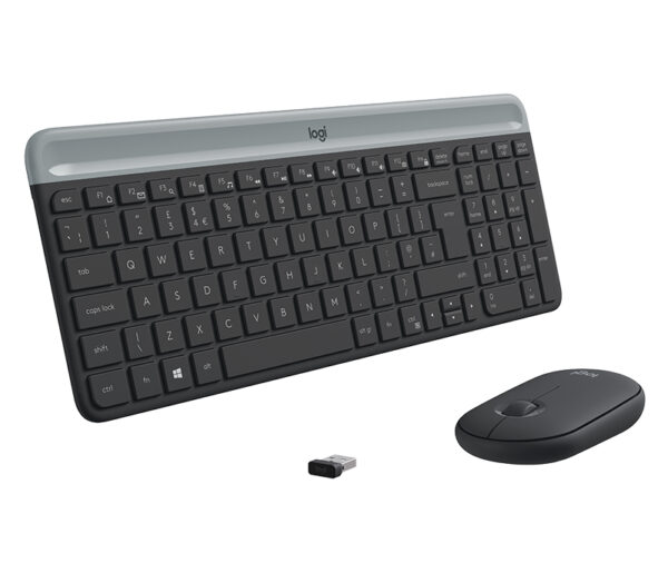 Logitech MK470 Tastatur Maus enthalten Universal RF Wireless QWERTZ Deutsch Graphit - Image 4