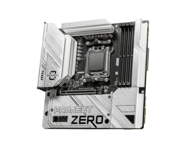 MSI B650M PROJECT ZERO Motherboard AMD B650 Sockel AM5 micro ATX - Image 3