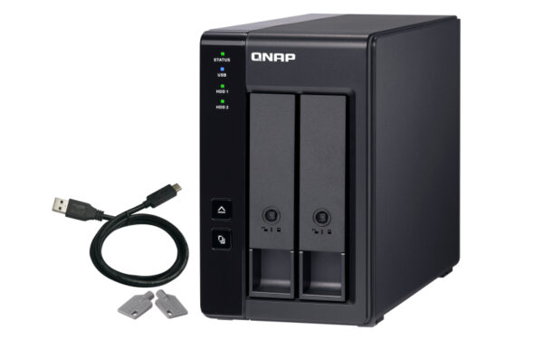 QNAP TR-002 Speicherlaufwerksgehäuse HDD / SSD-Gehäuse Schwarz 2.5/3.5" - Image 5