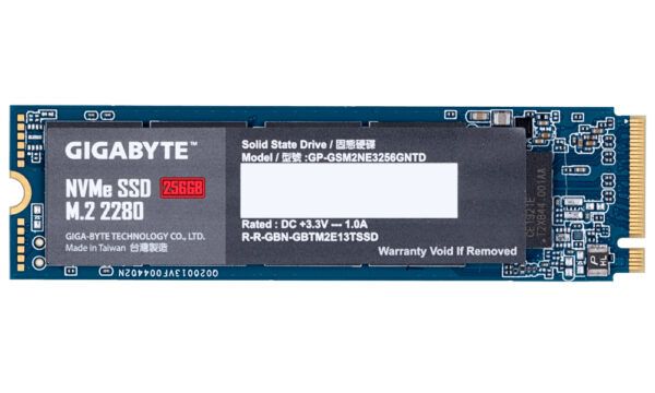 GIGABYTE GP-GSM2NE3256GNTD Internes Solid State Drive 256 GB M.2 PCI Express 3.0 NVMe - Image 2