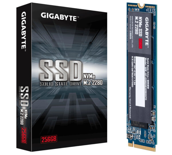 GIGABYTE GP-GSM2NE3256GNTD Internes Solid State Drive 256 GB M.2 PCI Express 3.0 NVMe