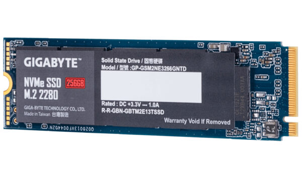 GIGABYTE GP-GSM2NE3256GNTD Internes Solid State Drive 256 GB M.2 PCI Express 3.0 NVMe - Image 3