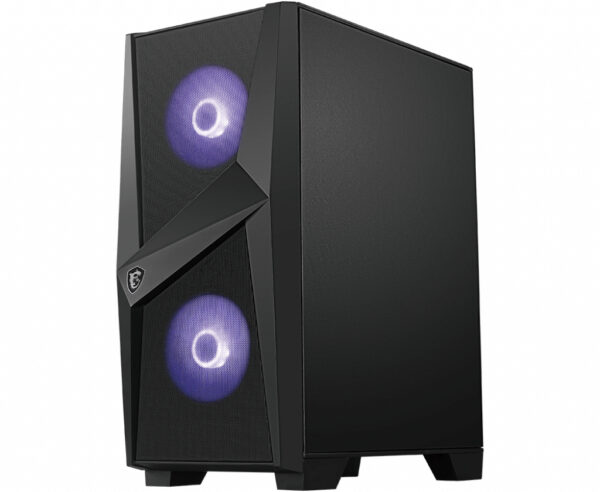 MSI MAG Forge 100M Midi Tower Schwarz, Transparent - Image 3