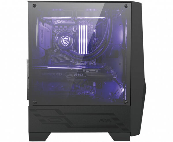 MSI MAG Forge 100M Midi Tower Schwarz, Transparent - Image 2