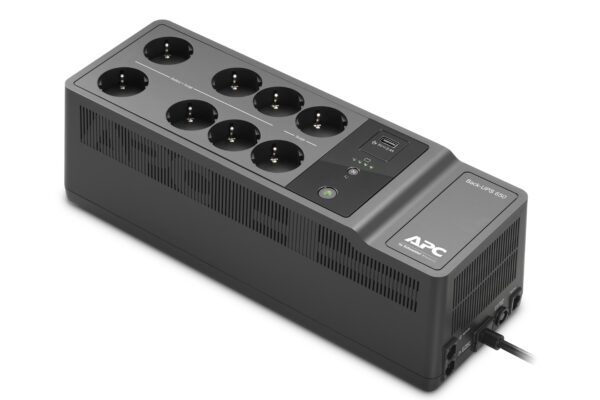 APC Back-UPS BE650G2-GR - USV 8x Schuko, 650VA, 1 USB-Ladegerät, 1 USB-Datenanschluss