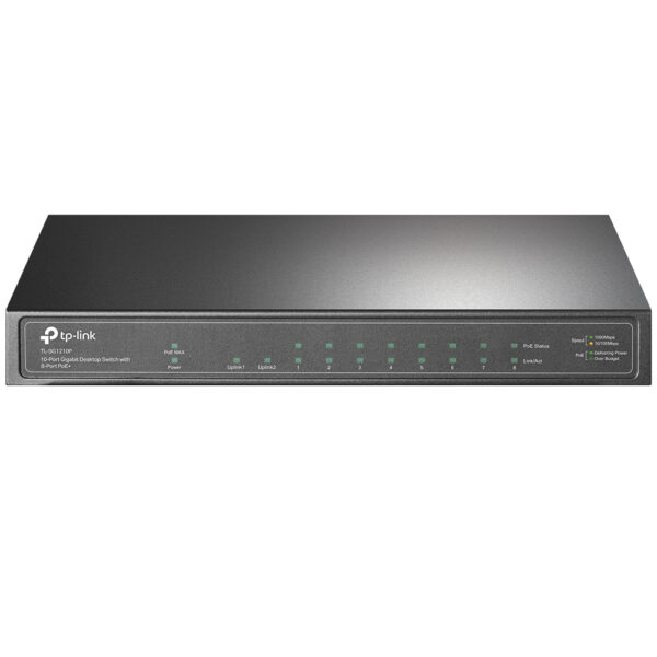 TP-Link 10-Port-Gigabit-Desktop-Switch mit 8 PoE+ Ports