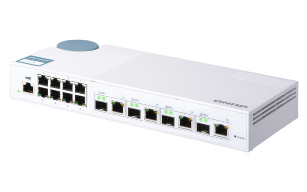 QNAP QSW-M408-4C Netzwerk-Switch Managed L2 Gigabit Ethernet (10/100/1000) Weiß - Image 3