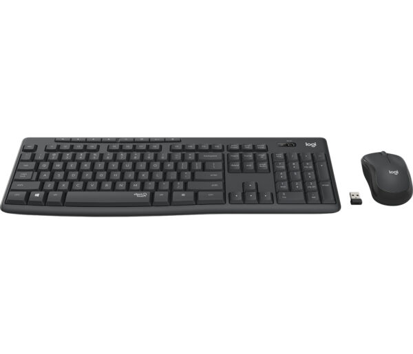 Logitech MK295 Silent Wireless Combo Tastatur Maus enthalten Büro USB QWERTZ Deutsch Graphit - Image 2