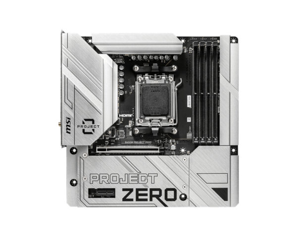 MSI B650M PROJECT ZERO Motherboard AMD B650 Sockel AM5 micro ATX