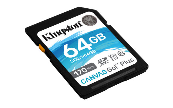 Kingston Technology 64GB SDXC Canvas Go Plus 170R C10 UHS-I U3 V30 - Image 2