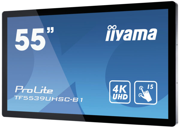 iiyama ProLite TF5539UHSC-B1AG Computerbildschirm 139,7 cm (55") 3840 x 2160 Pixel 4K Ultra HD LED Touchscreen Multi-Nutzer Schwarz - Image 7