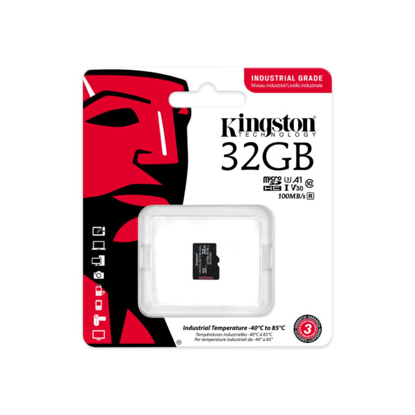 Kingston Technology Industrial 32 GB MicroSDHC UHS-I Klasse 10 - Image 3