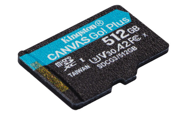 Kingston Technology 512GB microSDXC Canvas Go Plus 170R A2 U3 V30 Speicherkarte + Adapter - Image 4