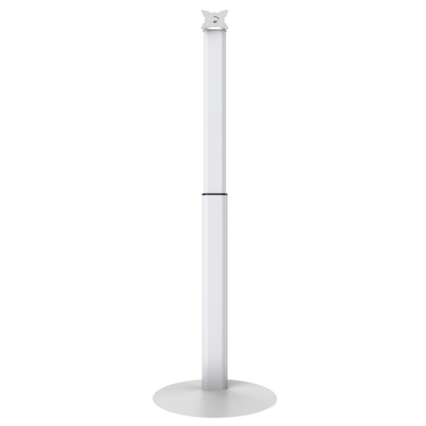 VESA Standfuß Halterung höhenverstellbar für Tablet, Display, Monitor 7,5cm/10cm, weiß