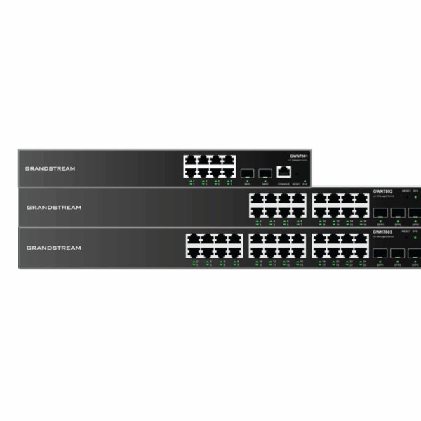 Grandstream GWN7802P, Managed Switch, 16x Gigabit ports, 4x SFP, 16x Poe, L2 layer