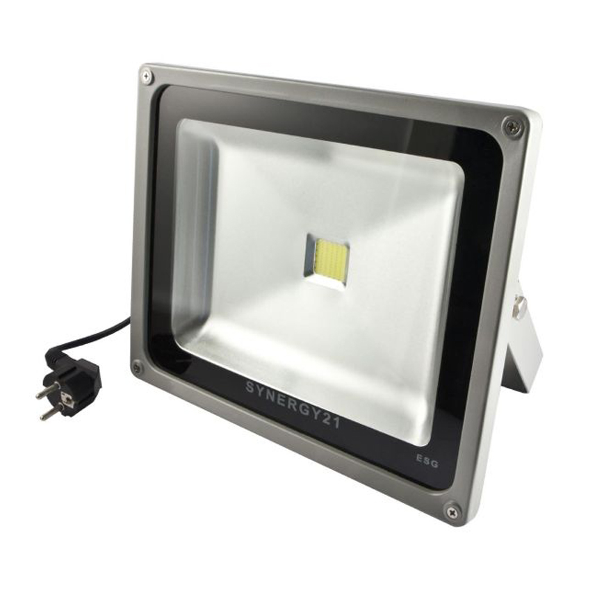 Synergy 21 LED Spot Outdoor Baustrahler 30W graues Gehäuse – neutralweiß V2