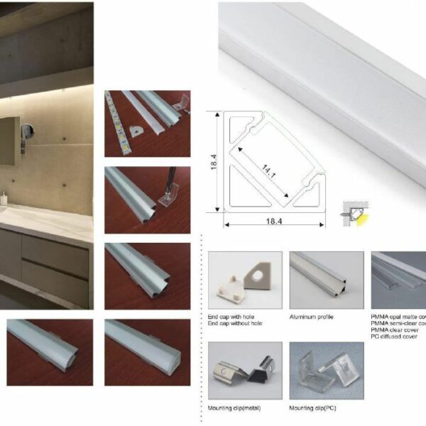 Synergy 21 LED U-Profil 200cm, ALU007-R V2