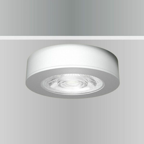 Synergy 21 LED Deckeneinbauspot Helios schwarz, rund, Aufputzrahmen