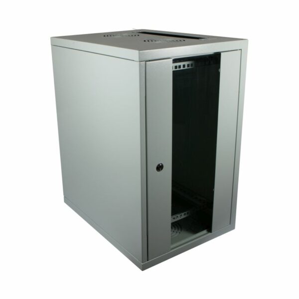 ALLNET 19″Wandgehäuse, 5HE, Vertikal, T370 Lichtgrau, SMH-Serie,