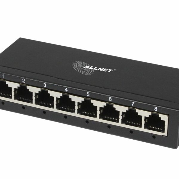 ALLNET Switch unmanaged Layer2 8 Port &bull 8x 1GbE &bull Lüfterlos &bull ALL-SG8008