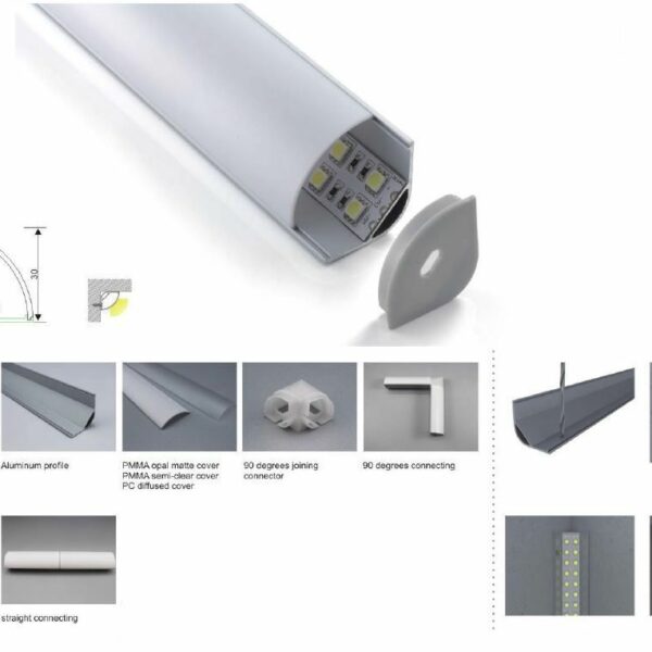 Synergy 21 LED U-Profil 200cm, ALU016-R