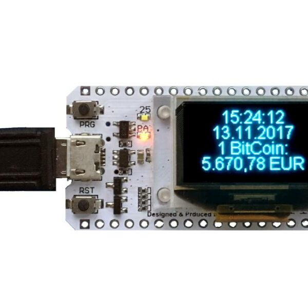 ALLNET 4duino IoT WLAN Display – ESP32 Modul mit 4 Zeilen Display