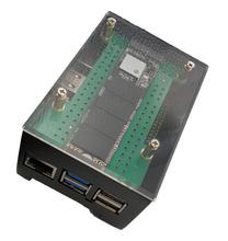 Rock Pi – Allnet Aluminium Gehäuse ecoPI Starter, schwarz