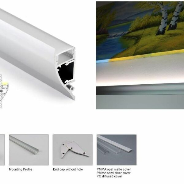 Synergy 21 LED U-Profil 200cm, ALU062