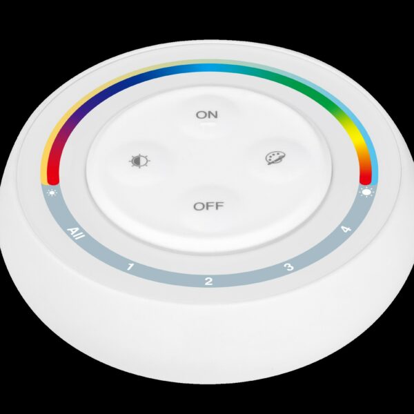 Synergy 21 LED Fernbedienung Rainbow remote (w) RGB-WW (RGB-CCT) 4Zonen*Milight/Miboxer*