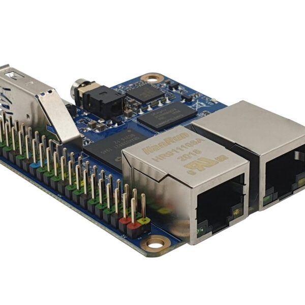 Rock Pi E D4W1P Dual Ethernet Board RK3328 512MB RAM 802.11 a/b/g/n, 2.4G (PoE ready)