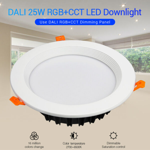 Synergy 21 LED Panel Rund 25W RGB-WW (RGB-CCT) mit Funk und WLAN *Milight/Miboxer*