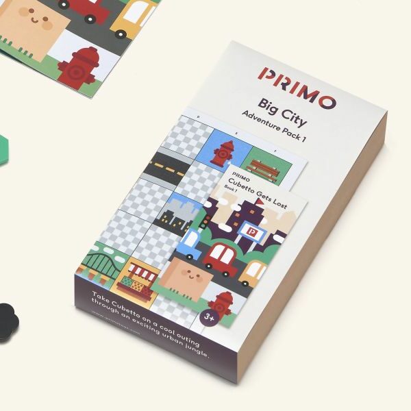 Cubetto MINT Coding Abenteuer Paket „Großstadt-Dschungel“ ab 3 Jahren (Geeignet für Montessori) – Deutsche Version